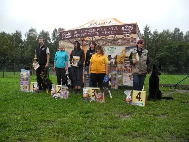 Vyhlášení výsledků Jihočeských závodů Obedience 2014