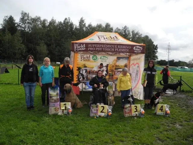 Stupně vítězů Jihočeských závodů Obedience 2014