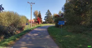 Příjezd na cvičiště od České Olešné